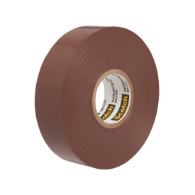 Scotch vinyl  electro isolatieband 35 19mm/20mtr, 0,18mm dik, bruin